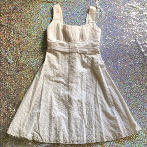 B. Smart • Pretty Big Bow Eyelet Summer Dress